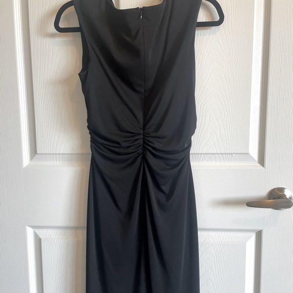 Black Cowl Neck Cocktail Dress - Picture 2 of 2